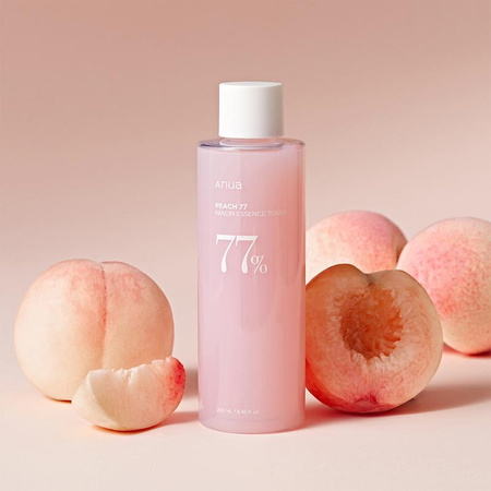 Anua - Peach 77% Niacin Essence Toner - Nawilżający Toner-Esencja z 77% Ekstraktem z Brzoskwini - 250ml